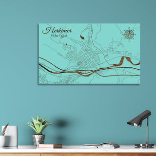 Herkimer, New York Street Map