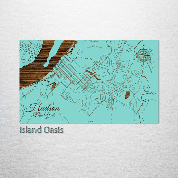 Hudson, New York Street Map