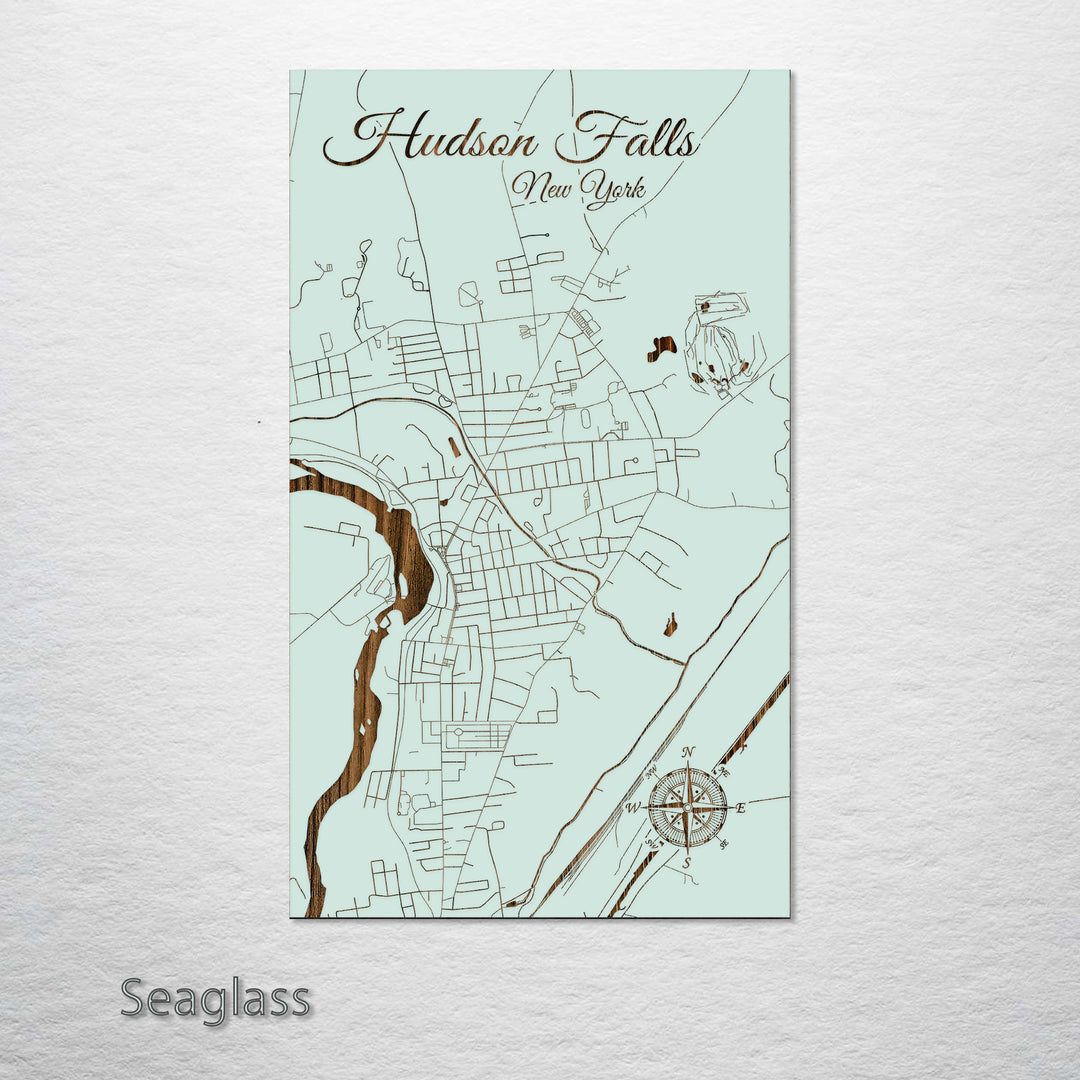 Hudson Falls, New York Street Map