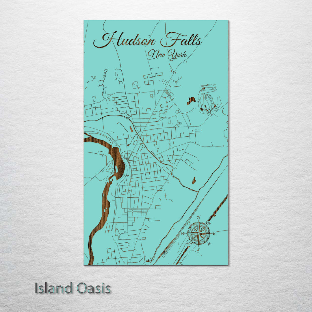 Hudson Falls, New York Street Map