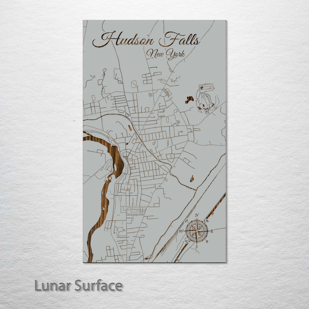 Hudson Falls, New York Street Map