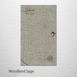 Kaser, New York Street Map