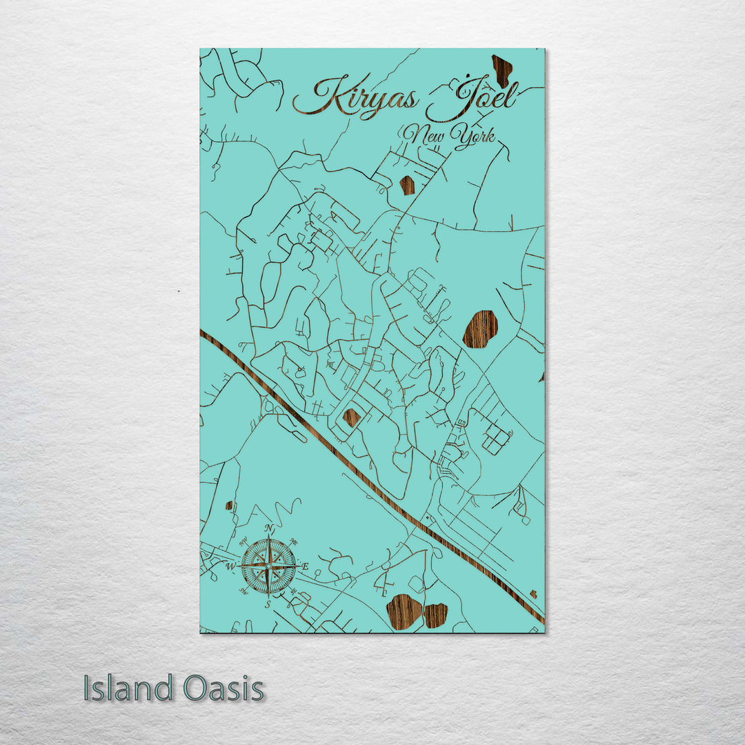 Kiryas Joel, New York Street Map