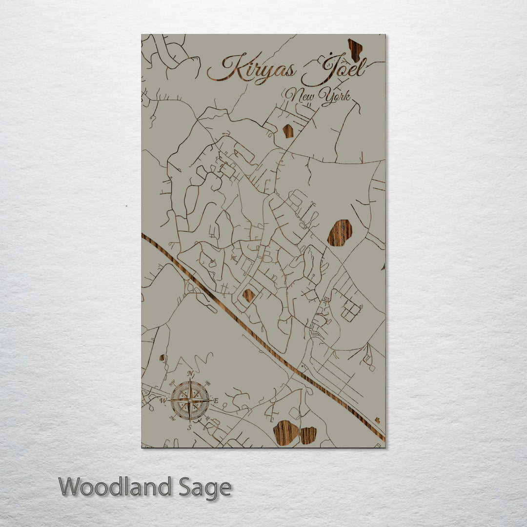 Kiryas Joel, New York Street Map