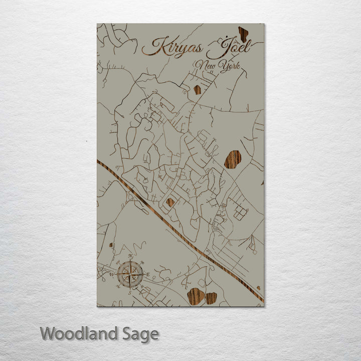 Kiryas Joel, New York Street Map