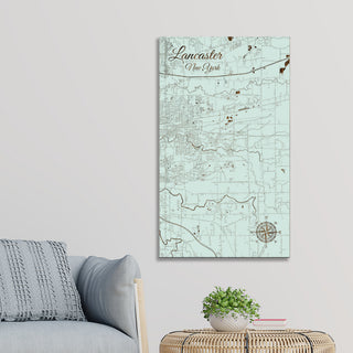 Lancaster, New York Street Map