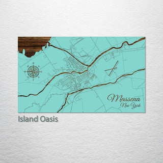 Massena, New York Street Map