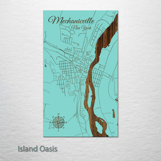 Mechanicville, New York Street Map