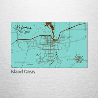 Medina, New York Street Map