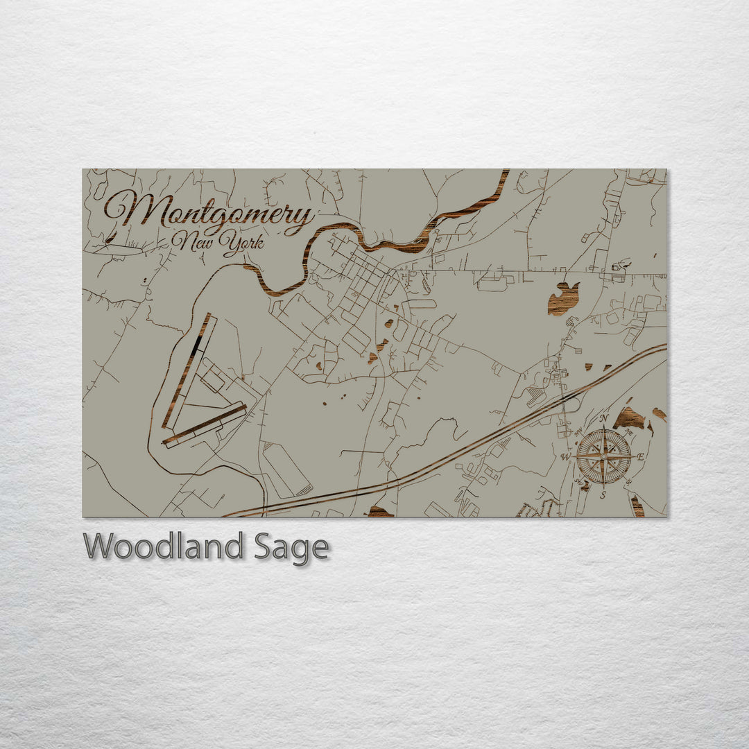 Montgomery, New York Street Map