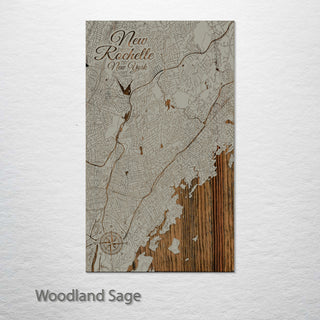 New Rochelle, New York Street Map