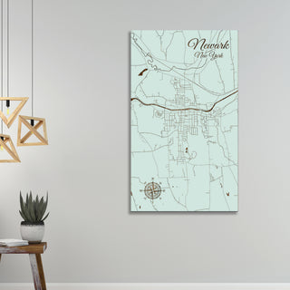 Newark, New York Street Map