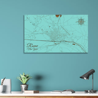 Rome, New York Street Map