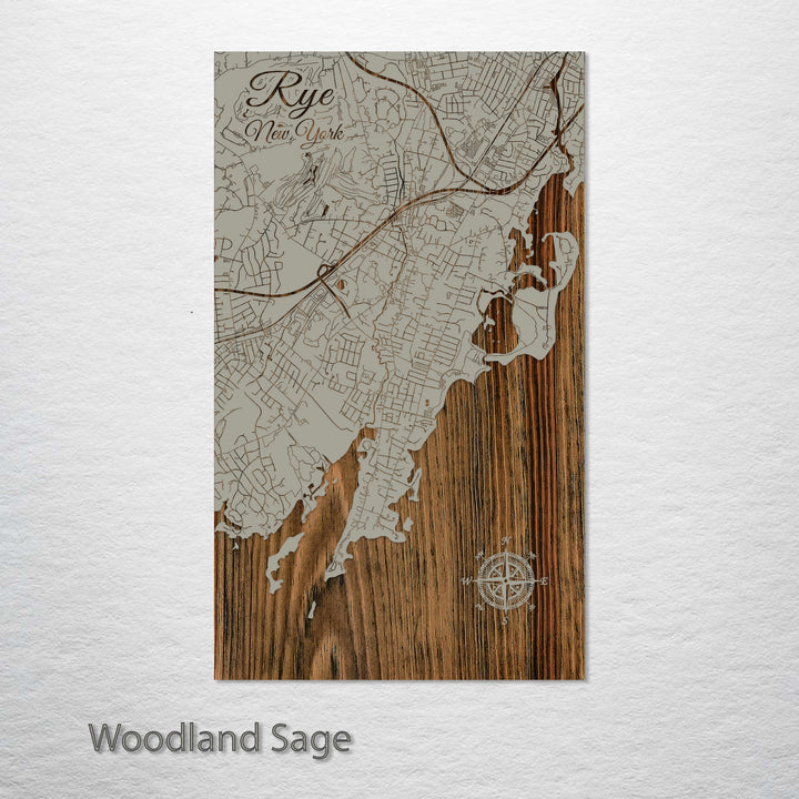 Rye, New York Street Map