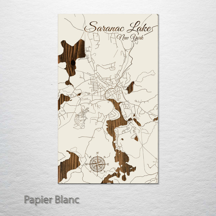 Saranac Lake, New York Street Map
