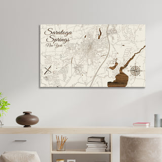 Saratoga Springs, New York Street Map