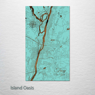 Troy, New York Street Map