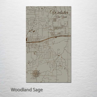 Webster, New York Street Map