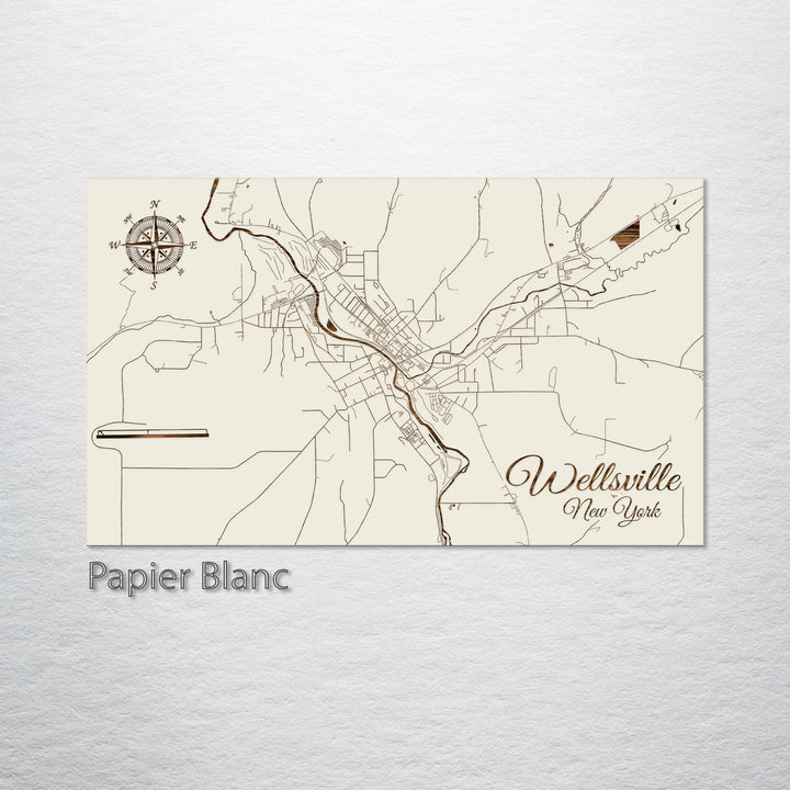 Wellsville, New York Street Map