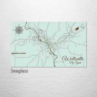 Wellsville, New York Street Map
