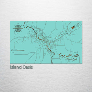 Wellsville, New York Street Map