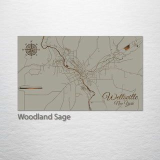 Wellsville, New York Street Map