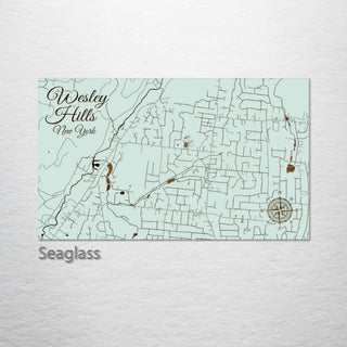 Wesley Hills, New York Street Map