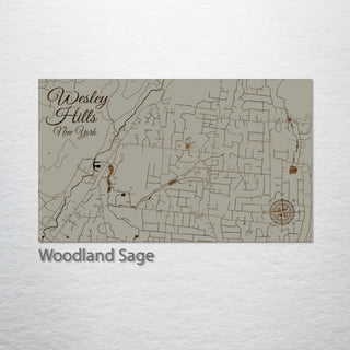 Wesley Hills, New York Street Map