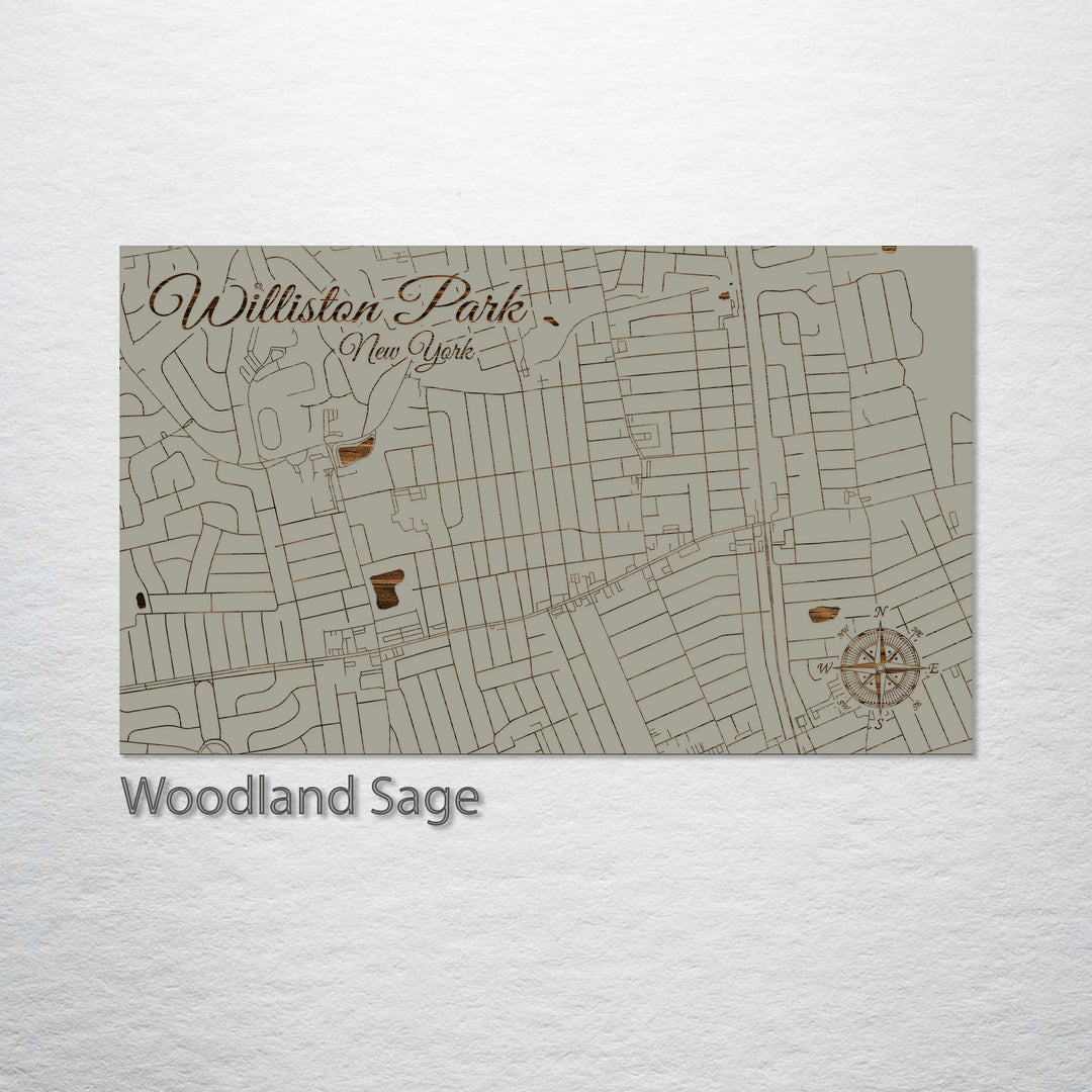 Williston Park, New York Street Map