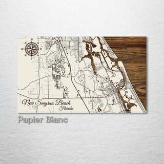 New Smyrna Beach, Florida Street Map - Fire & Pine