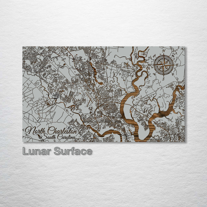 North Charleston, South Carolina Street Map - Fire & Pine