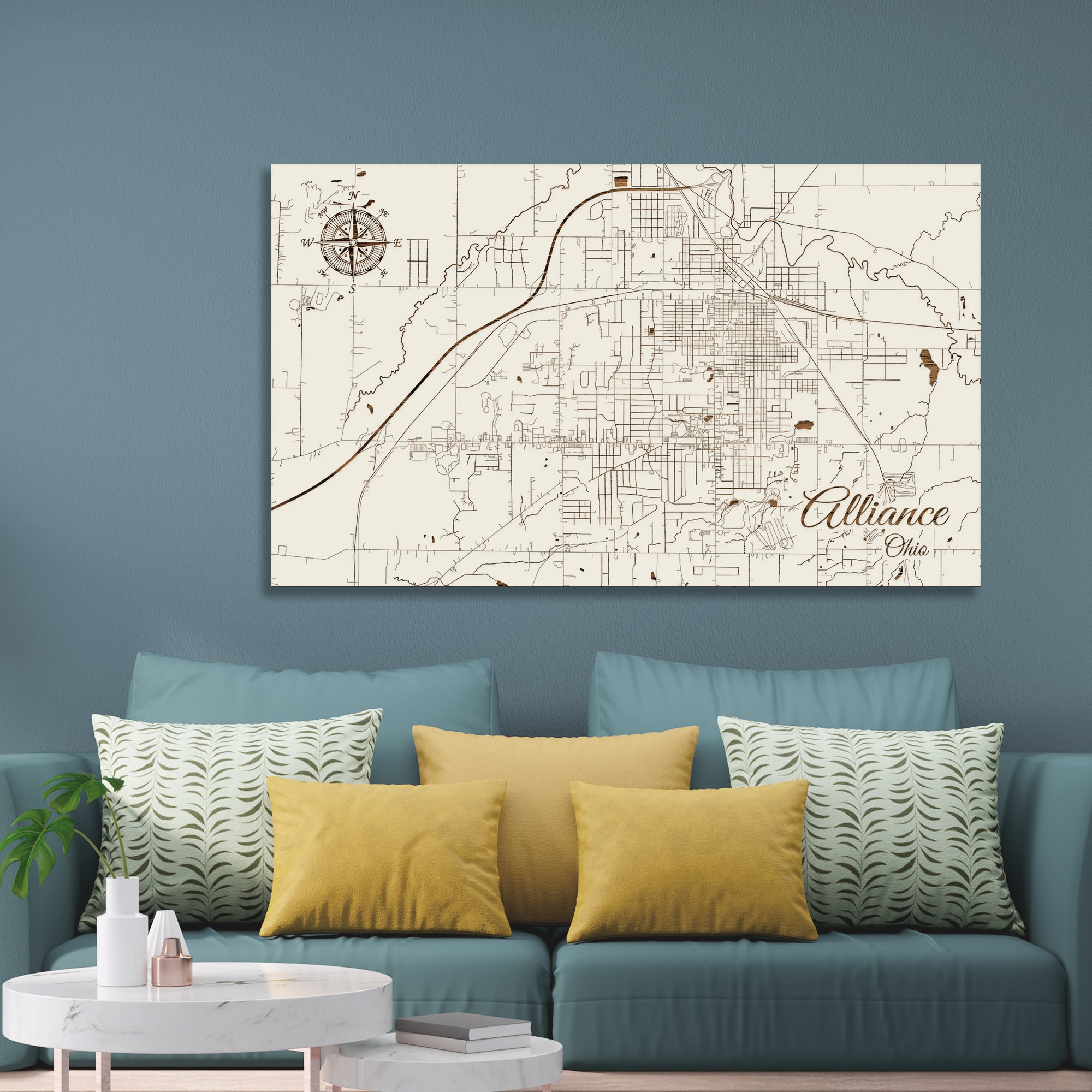 Alliance, Ohio Street Map – Fire & Pine
