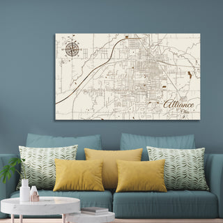 Alliance, Ohio Street Map