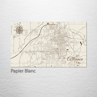 Alliance, Ohio Street Map