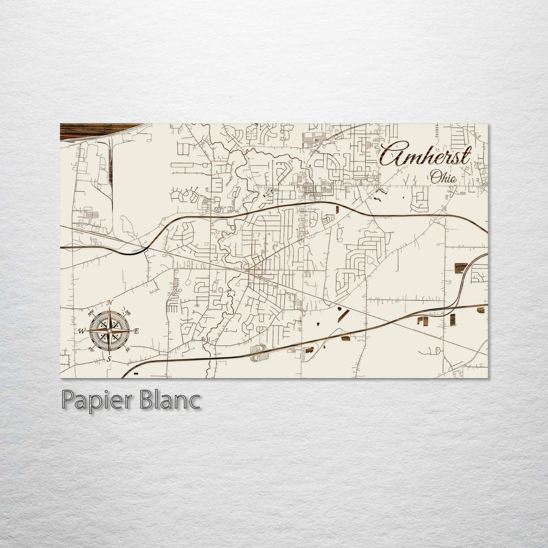 Amherst, Ohio Street Map