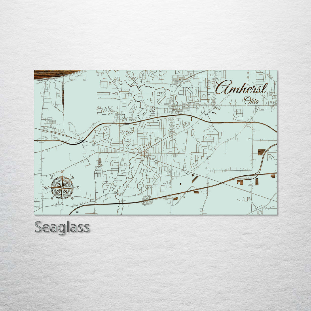 Amherst, Ohio Street Map