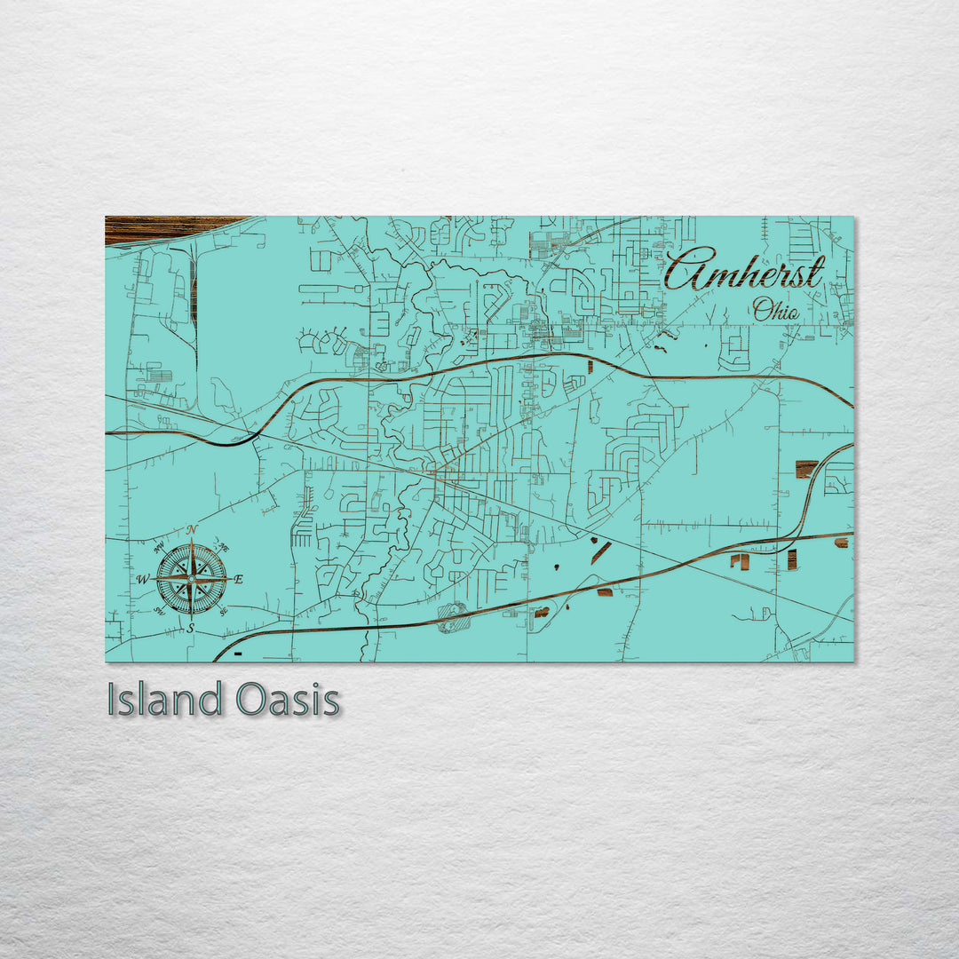 Amherst, Ohio Street Map