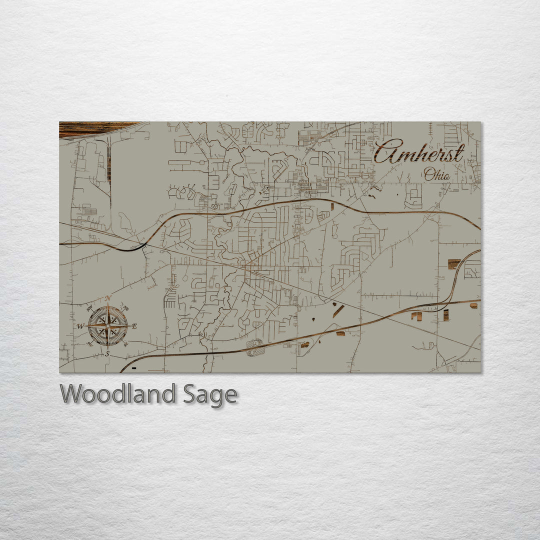 Amherst, Ohio Street Map