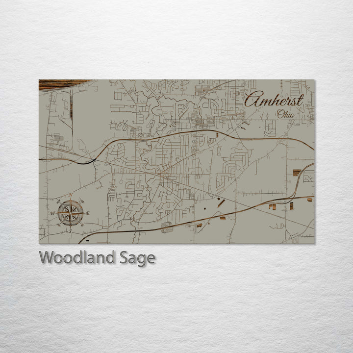 Amherst, Ohio Street Map