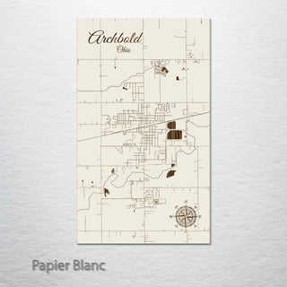 Archbold, Ohio Street Map