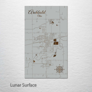 Archbold, Ohio Street Map