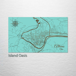 Athens, Ohio Street Map