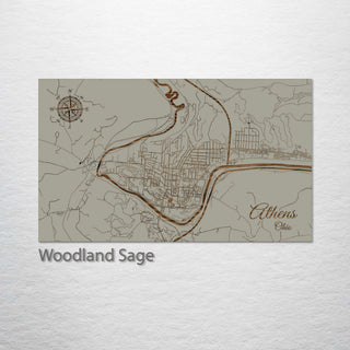 Athens, Ohio Street Map