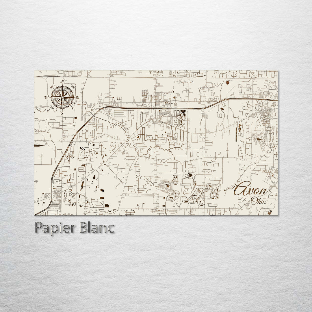 Avon, Ohio Street Map