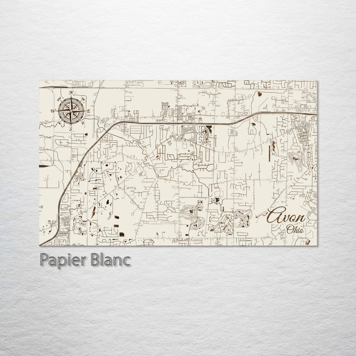 Avon, Ohio Street Map