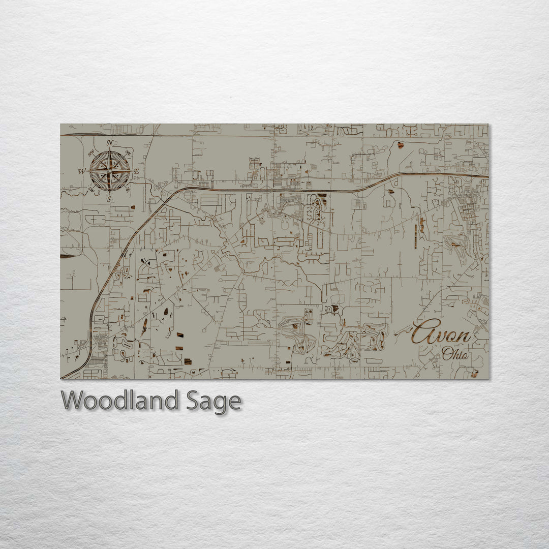 Avon, Ohio Street Map