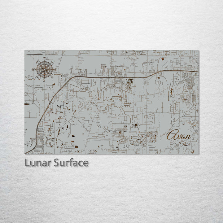 Avon, Ohio Street Map