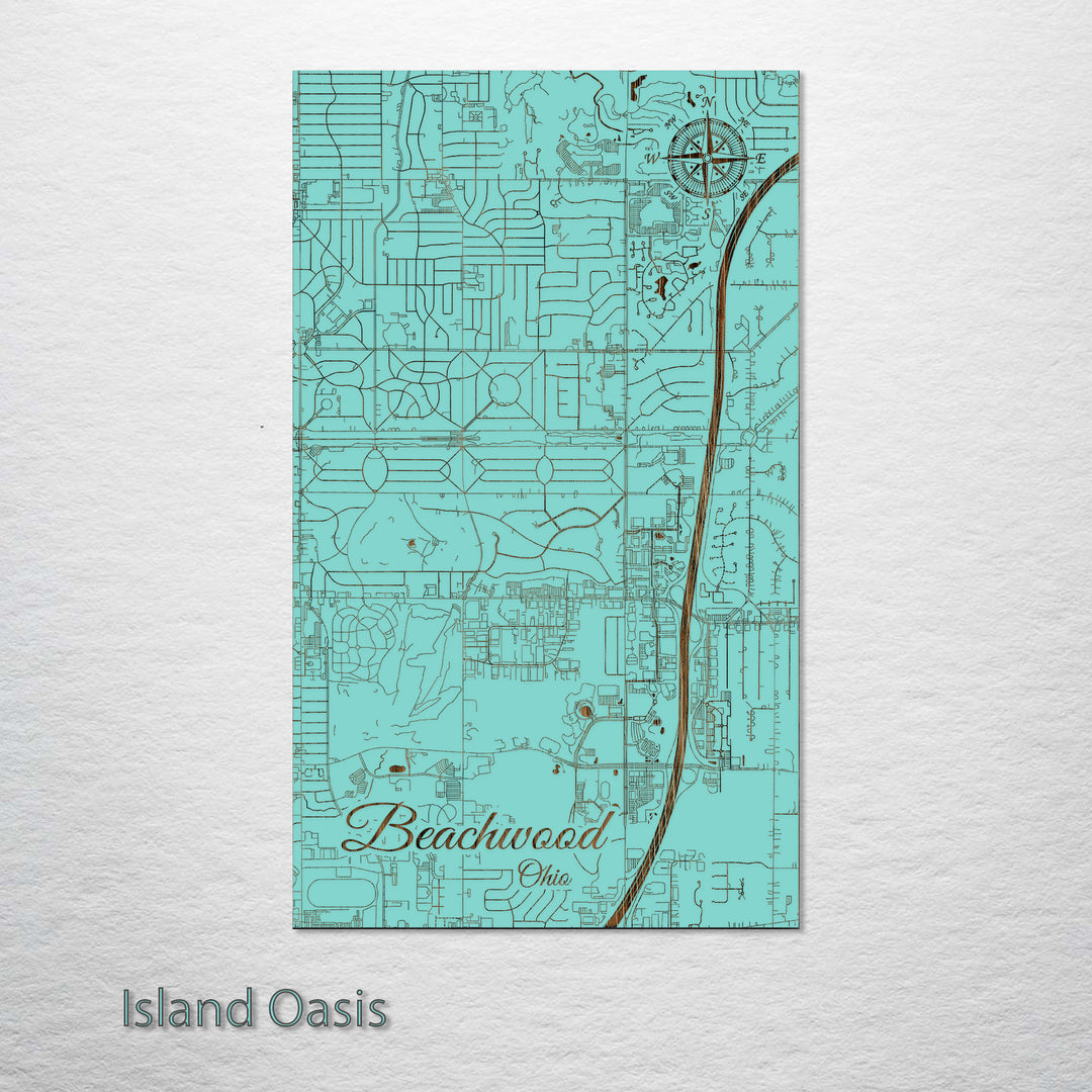 Beachwood, Ohio Street Map