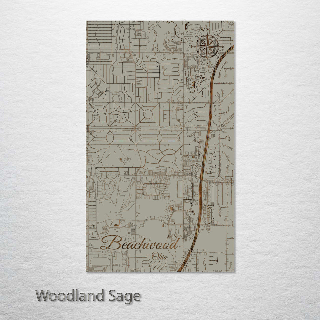 Beachwood, Ohio Street Map