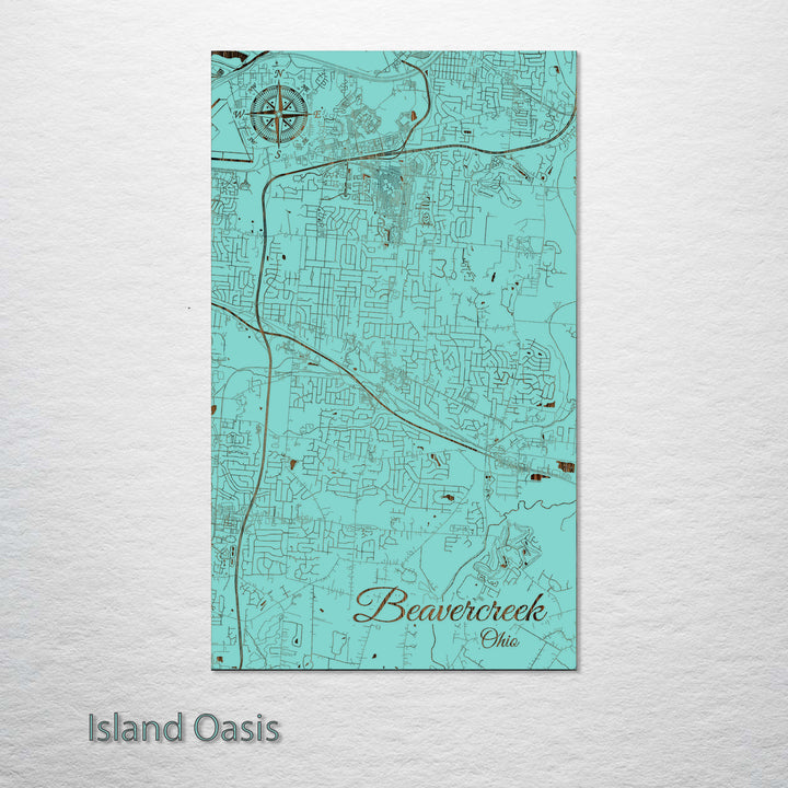 Beavercreek, Ohio Street Map